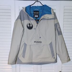 Columbia Beige and Blue Star Wars Jacket